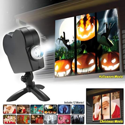 Holographic Halloween, Christmas Projector lamp